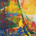 Elisa Zilli - Miami Sinfonia - Olio e acrilico su tela .- cm. 80 x 80