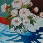 Angela Aruta - Fiori - Olio su tela - cm. 60 x 50